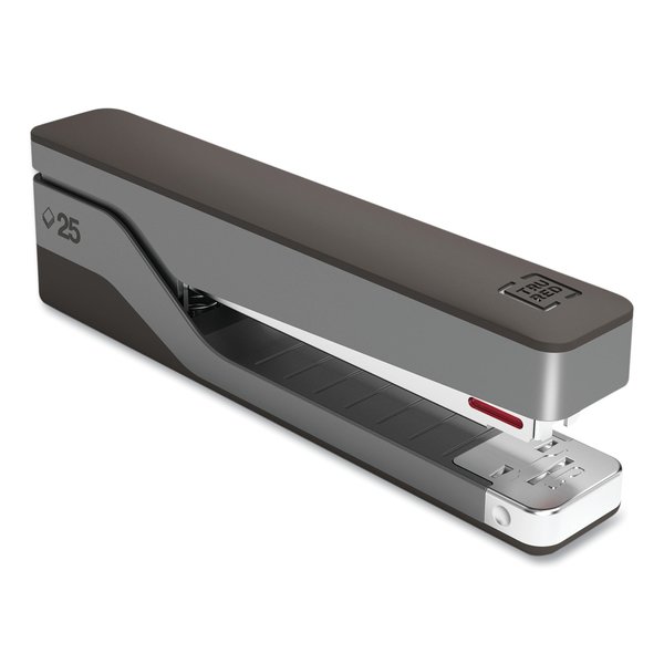 Tru Red Desktop Aluminum Full Strip Stapler, 25-Sheet Capacity, Gray/Black TR58079